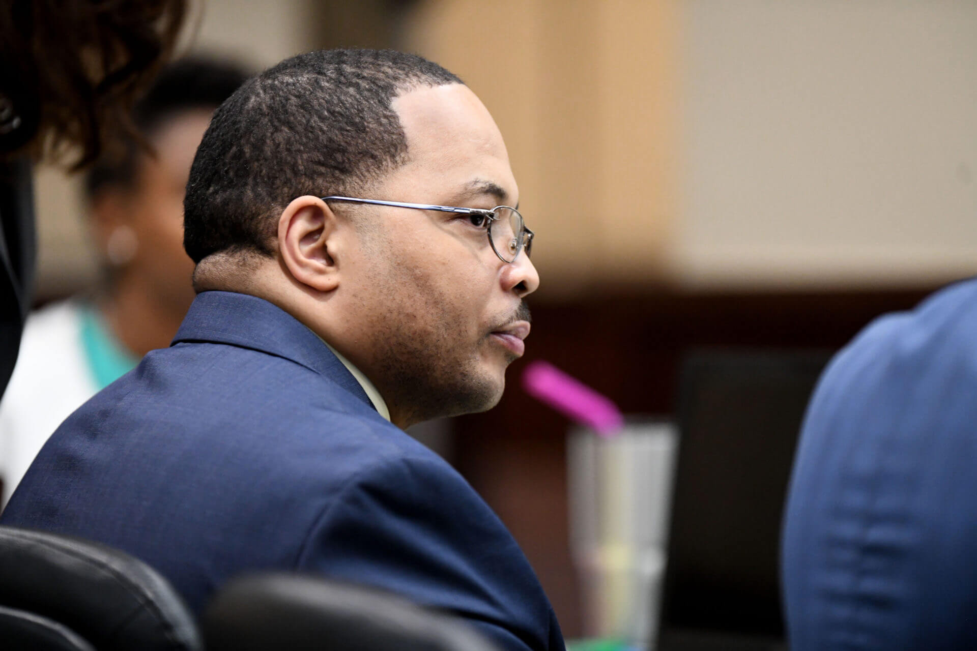 Henry Segura in court.