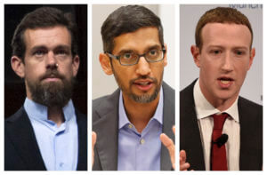 CEOs of 3 social media giants to testify at Senate hearing