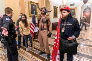 Man who wore horns at riot willing to speak at Trump’s trial