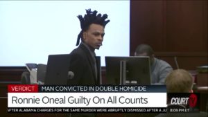 Ronnie Oneal III found guilty of murdering his girlfriend, 9-year-old daughter in 2018
