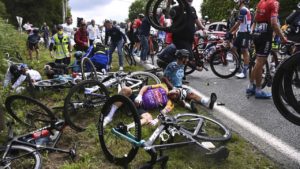 French fan involved in multi-cyclist crash at Tour de France arrested, reports say