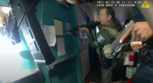 Police release dramatic body-cam video of rail yard shooting