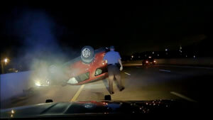 Arkansas woman sues trooper for flipping her SUV during stop