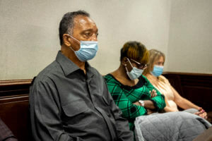Tensions flare in Arbery death trial as Jesse Jackson visits