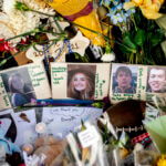 photos of students in a memorial