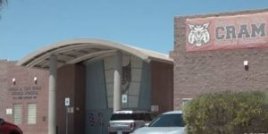 Adult punches minor at Las Vegas middle school