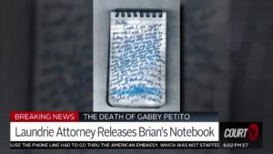 Brian Laundrie’s notebook released
