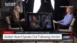 Amber Heard says she doesn’t blame jury in Depp libel case