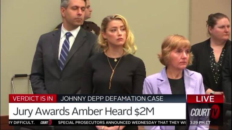 6/1/22 Depp v. Heard: Verdicts