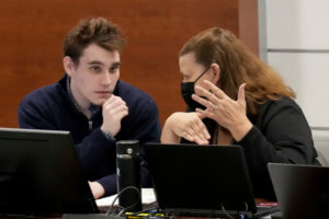 Judge: Jury can see swastikas school shooter drew in class