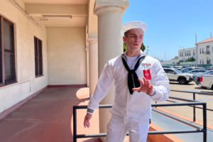 Sailors struggle to remember year after Navy warship fire