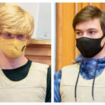 Jeremy Goodale, left, and Willard Miller at the Jefferson County Courthouse