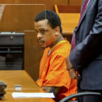 Eric Holder Jr. sits in the courtroom at Clara Shortridge Foltz Criminal Justice Center on Sept. 15, 2022