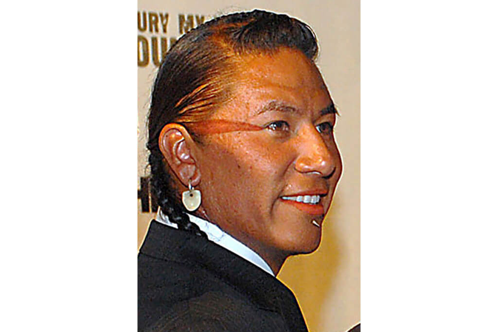 FILE - Nathan Chasing Horse attends the South Dakota premiere of the HBO film "Bury My Heart at Wounded Knee"