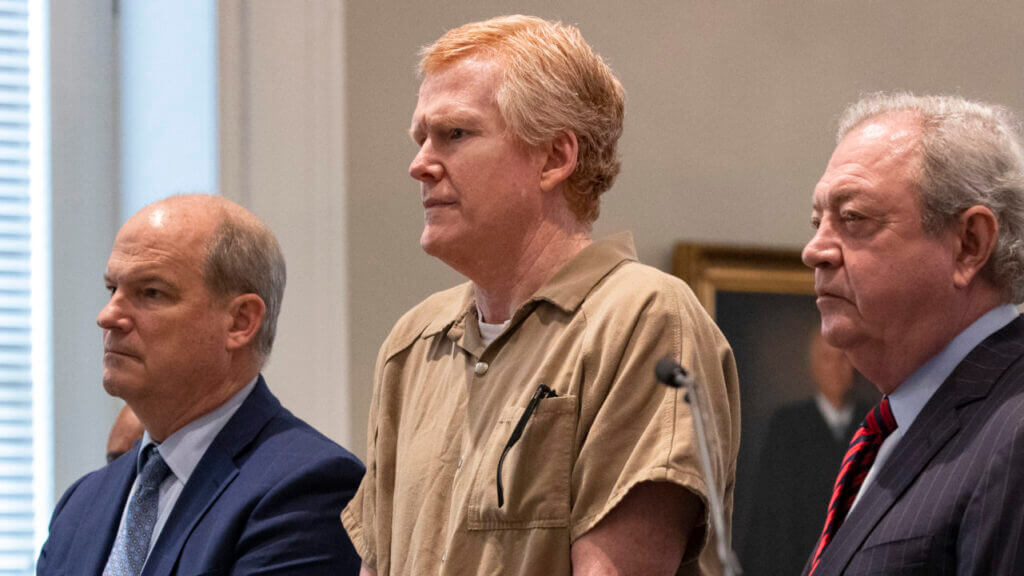 Alex Murdaugh reacts to sentence