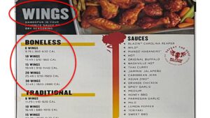 Man sues Buffalo Wild Wings over ‘boneless’ wings