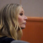 Gwyneth Paltrow sits in court
