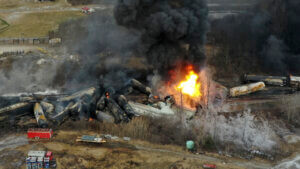 Ohio sues Norfolk Southern over toxic train derailment
