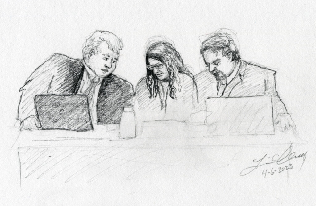 Lori Vallow Daybell courtroom sketch