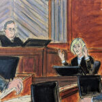 E. Jean Carroll testifies on the witness stand
