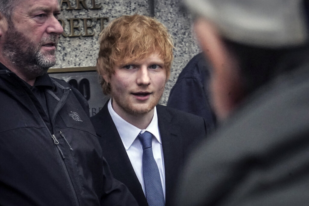 Ed Sheeran leaves federal court