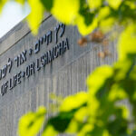 signage on the dormant landmark Tree of Life synagogue