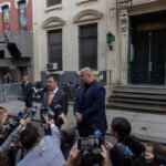 Thomas A. Kenniff, attorney for Daniel Penny, speaks to members of media