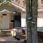 A home is shown Sunday, April 30, 2023, where a mass shooting occurred