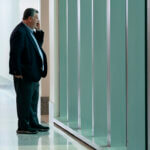 Tony Montalto, father of murder victim Gina Montalto, makes a phone call.
