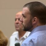 Adam Montgomery reacts to verdict