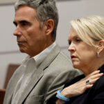 Gena and Tom Hoyer listen during closing arguments in the trial of former School Resource Officer Scot Peterson.