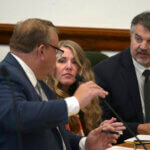 Lori Vallow Daybell sits during her sentencing hearing.