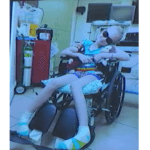 Maya Kowalski in a wheelchair