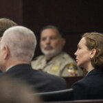 Kaitlin Armstrong sits in court