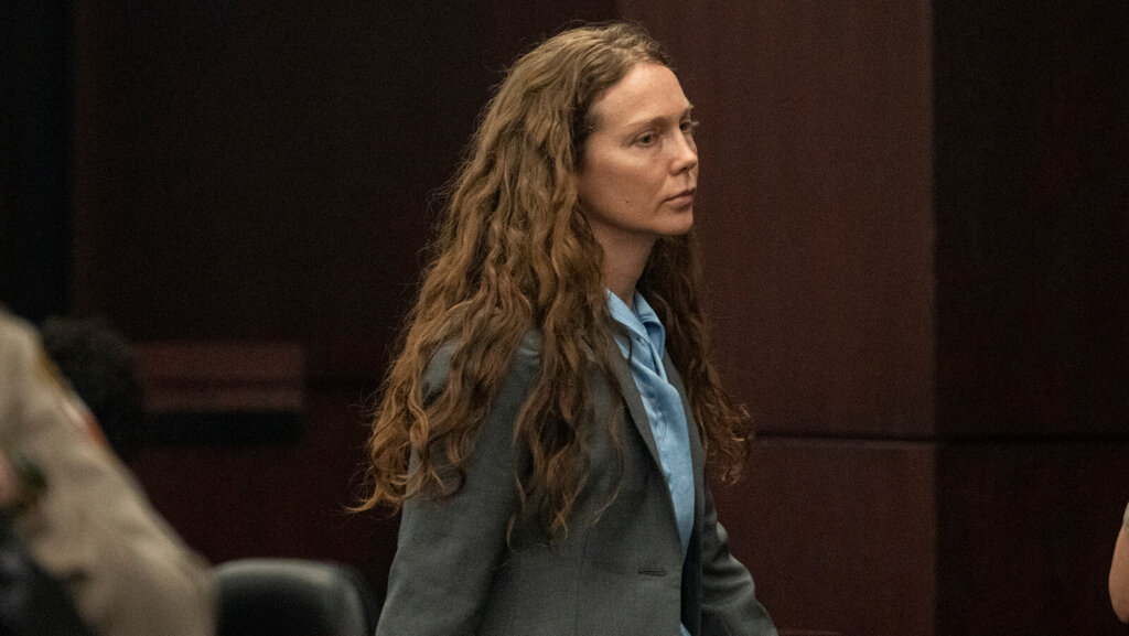 Kaitlin Armstrong leaves the courtroom after receiving a sentence of 90 years for the murder of Anna Moriah Wilson at the Blackwell-Thurman Criminal Justice Center on Friday, Nov. 17, 2023. Armstrong was found guilty of killing Anna Moriah Wilson in May 2022 and sentenced to 90 years in prison.