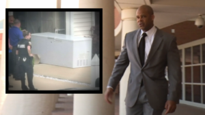 Former basketball star sentenced after dead son found in freezer