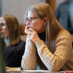 Michelle Troconis sits in court