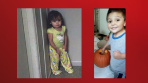 Two arrested after bodies of missing children found in suitcase, concrete