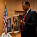 christopher Knowles shows the jury pictures of Adam Montgomery