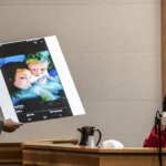 Kayla Montgomery identifies a photo in court