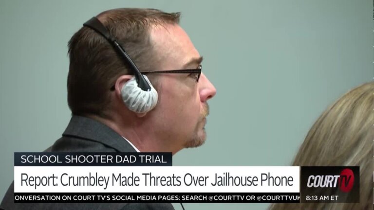 James Crumbley Reportedly Made Threats Over Jailhouse Phone