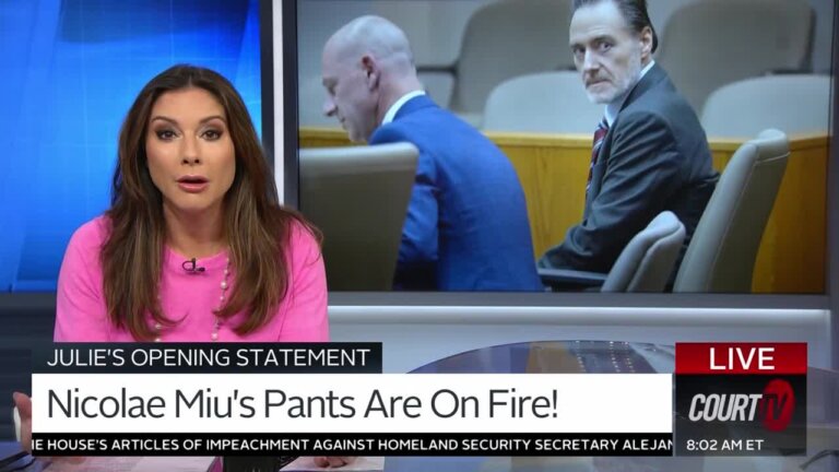 Julie Grant: Nicolae Miu's Pants Are On Fire!