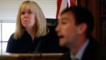 Judge Beverly Cannone listens