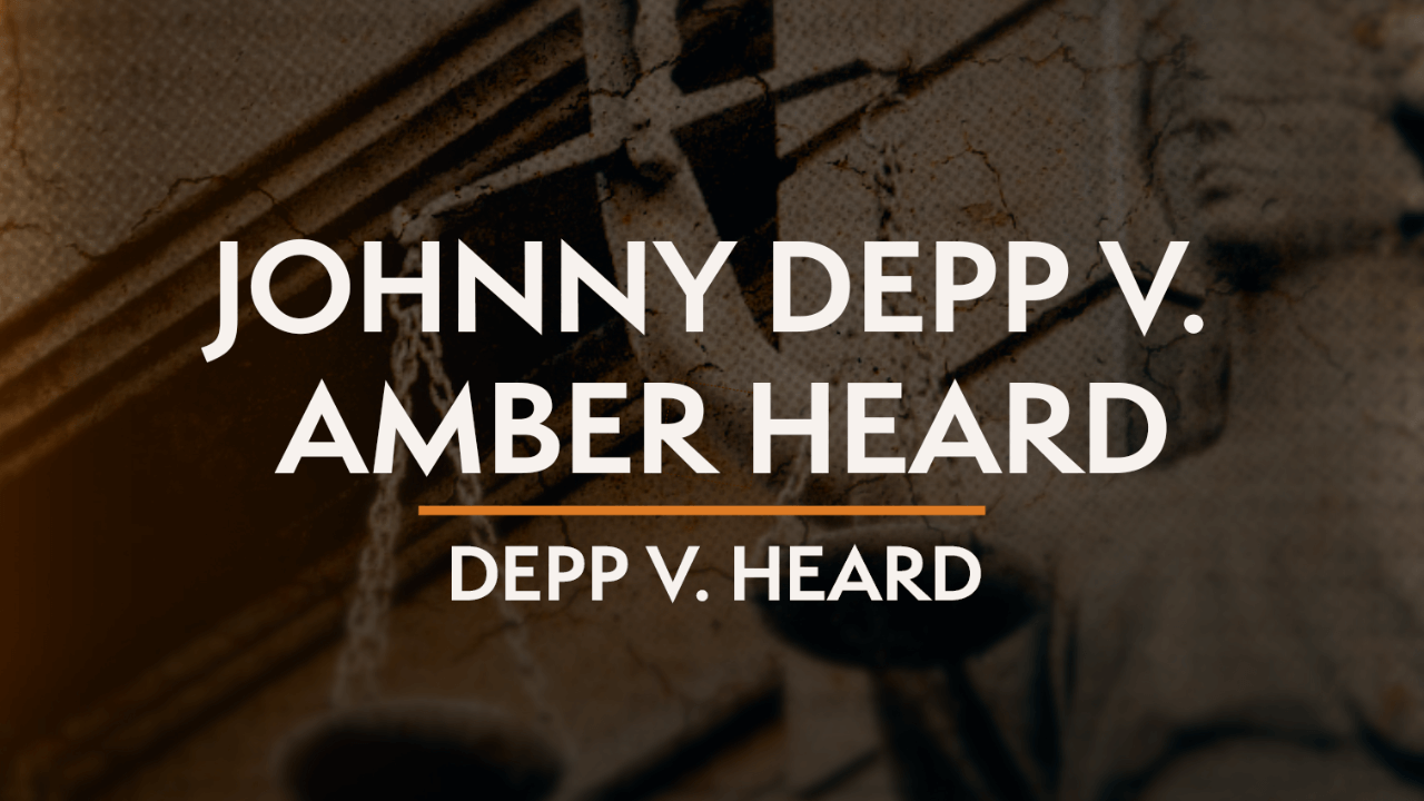 Johnny Depp Defamation Trial