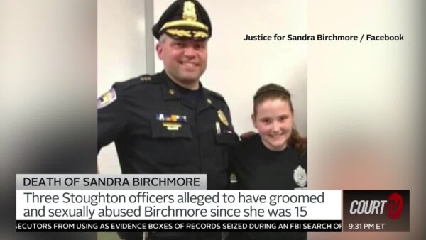 photo of police officer and sandra birchmore