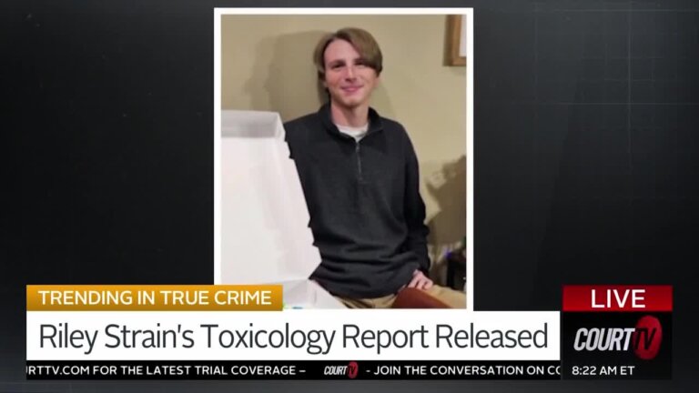 Riley Strain's Toxicology Report Released
