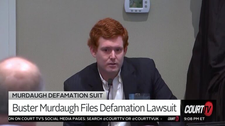 Buster Murdaugh Files Defamation Lawsuit