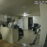 bodycam in woman's apartment