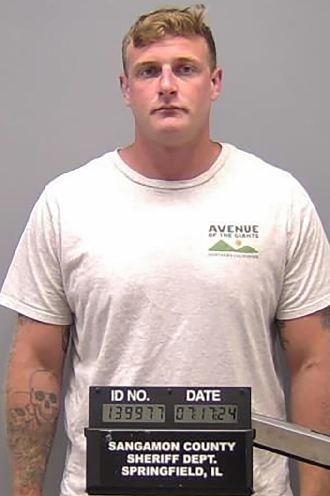 mugshot of white man