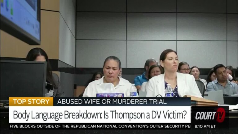 Body Language Breakdown: Abused Wife or Murderer Trial